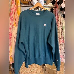 Champion Teal Crewneck Sweatshirt